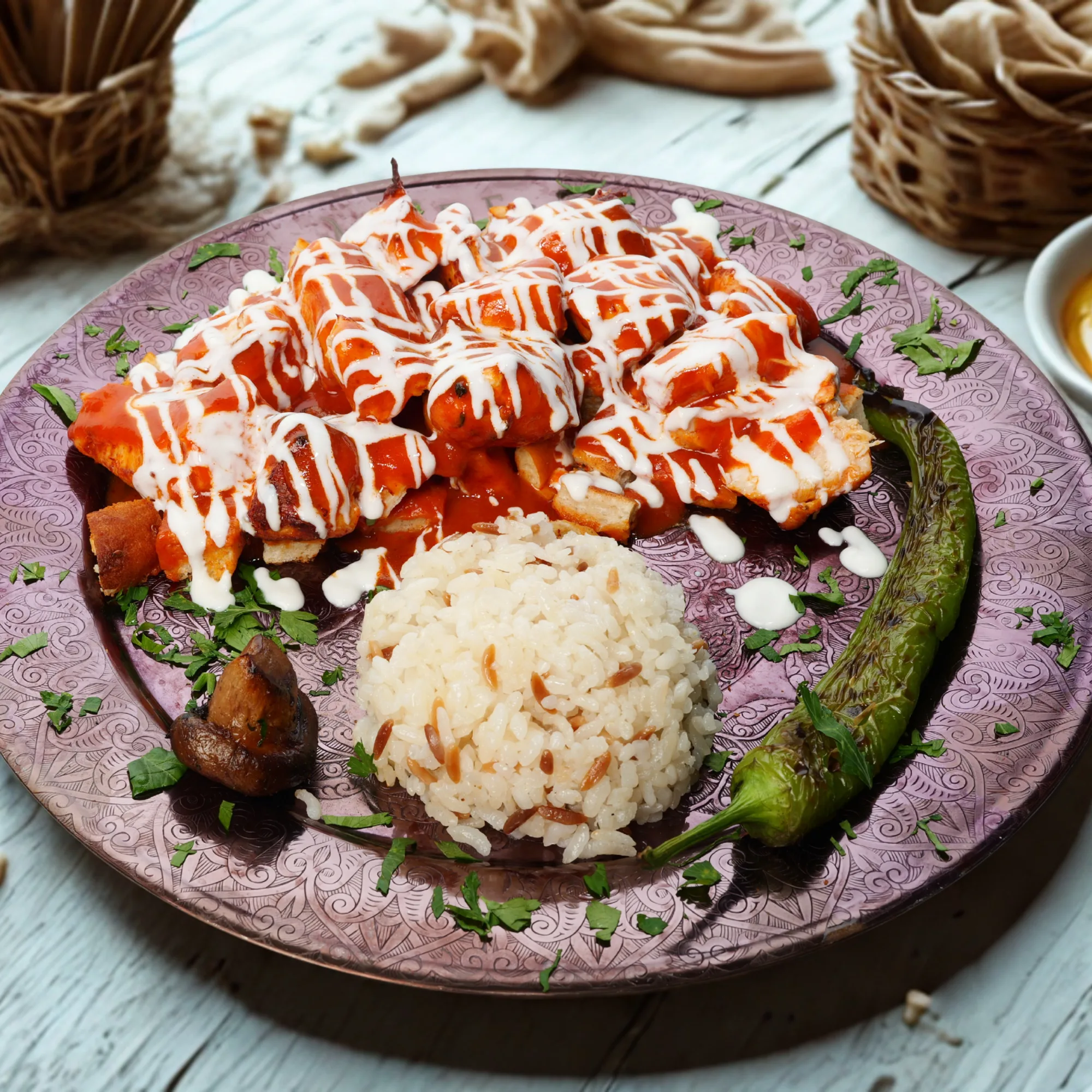 Lammschaschlik mit Joghurt