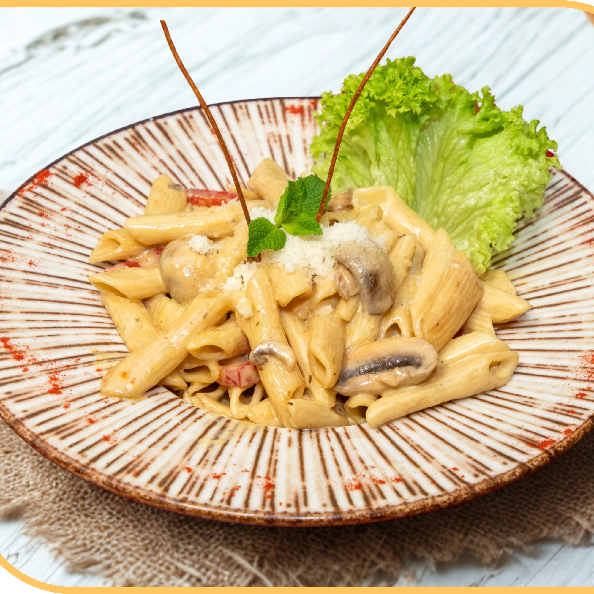 Pollo-Nudeln mit Gemüse, ohne Fleisch